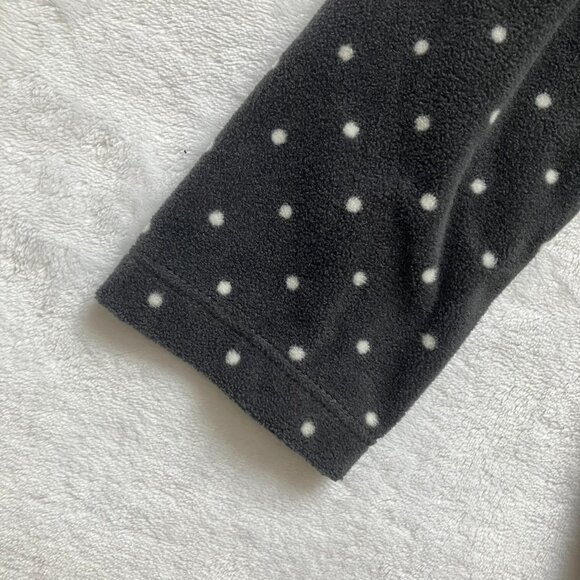 Carter’s Toddler Hooded Fleece Peacoat Jacket Size 18M | EUC Black Polka Dot - Picture 8 of 16